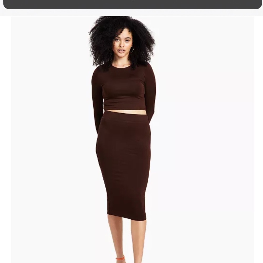 Crop Top and MIDI Skirt